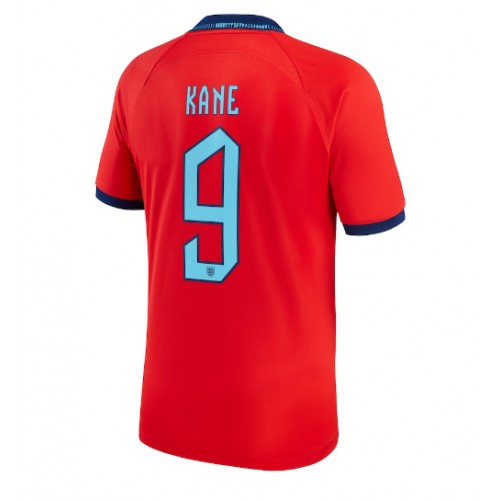Moški Nogometni dresi Anglija Harry Kane #9 Gostujoči SP 2022 Kratek Rokav